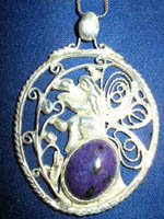Reading Fairy Pendant